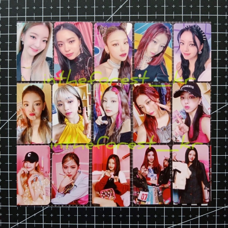 PC / PHOTOCARD ITZY CRAZY IN LOVE CIL / LOCO FANSIGN BENE (YEJI RYUJIN LIA CHAERYEONG YUNA) BENEFIT 