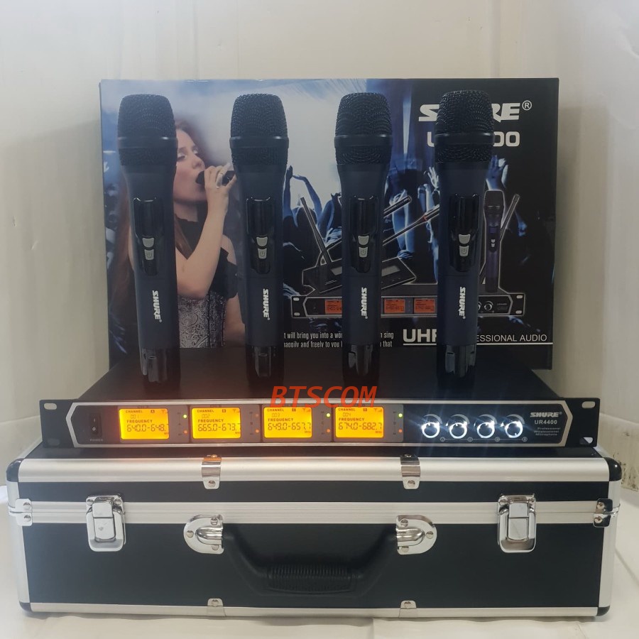 PP Mic wireless SHURE UR4400 podium shure UR 4400