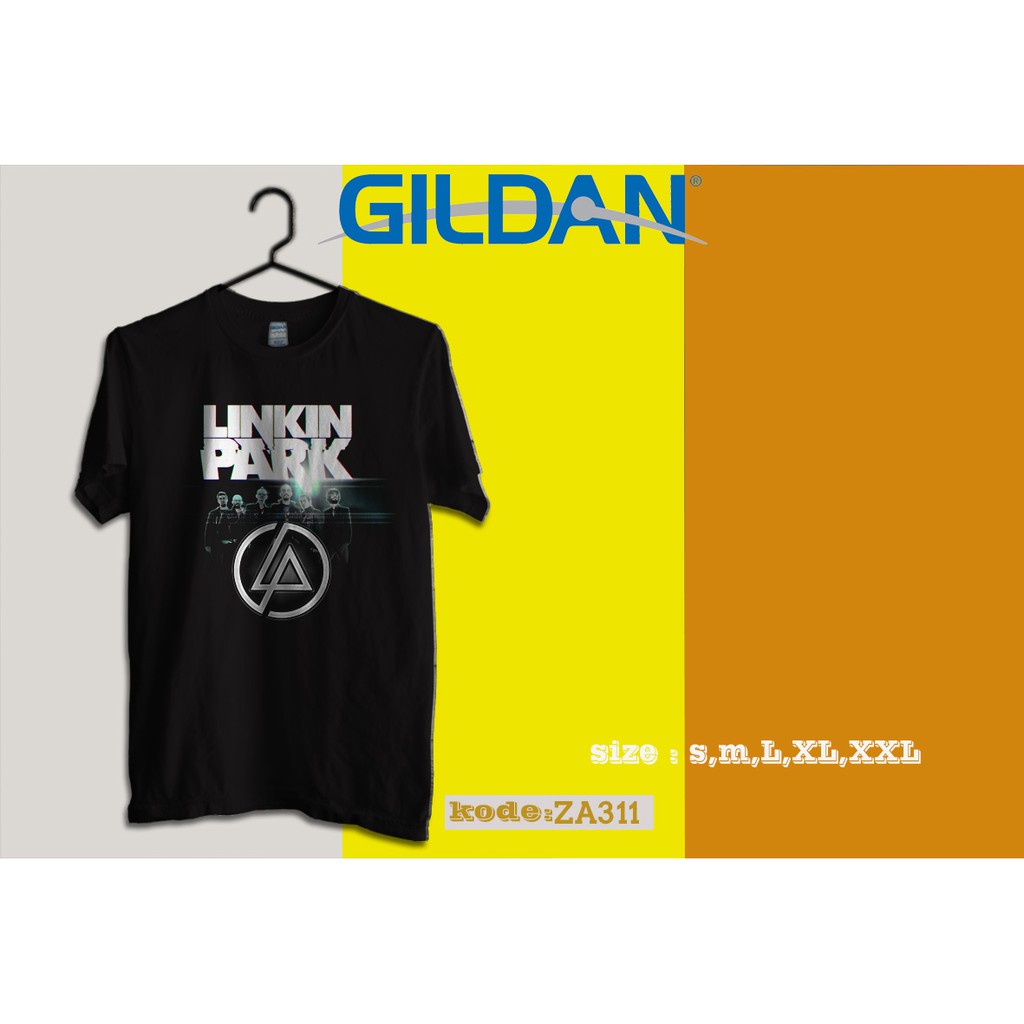 Kaos Linkin Park Logo Album Kaos Original Gildan Za311