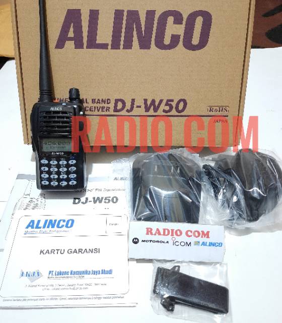 HT ALINCO DJ W50 DUALBAND / HT ALINCO DJ-W50 DUALBAND GANTI NYA ALINCO DJ W500 DUALBAND ORIGINAL