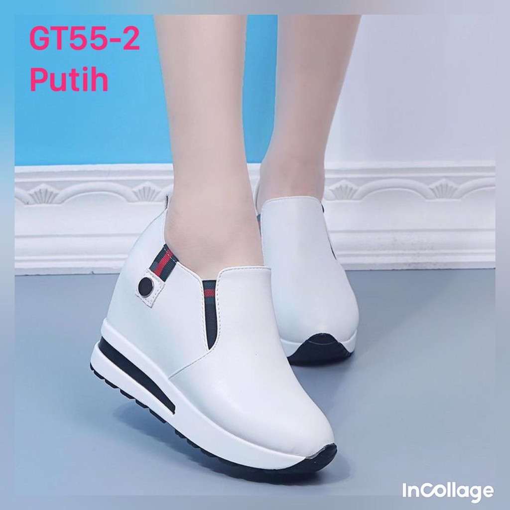 SEPATU WEDGES WANITA IMPOR KOREA GT55-2