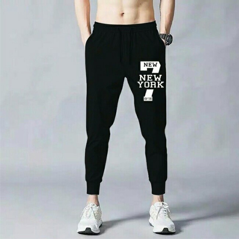 Celana Jogger Pria Joger Pants Cowok New City Training Olahraga Unisex