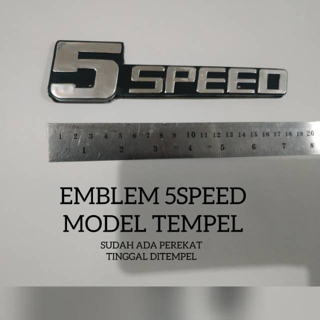 Emblem 5speed untuk taft gt