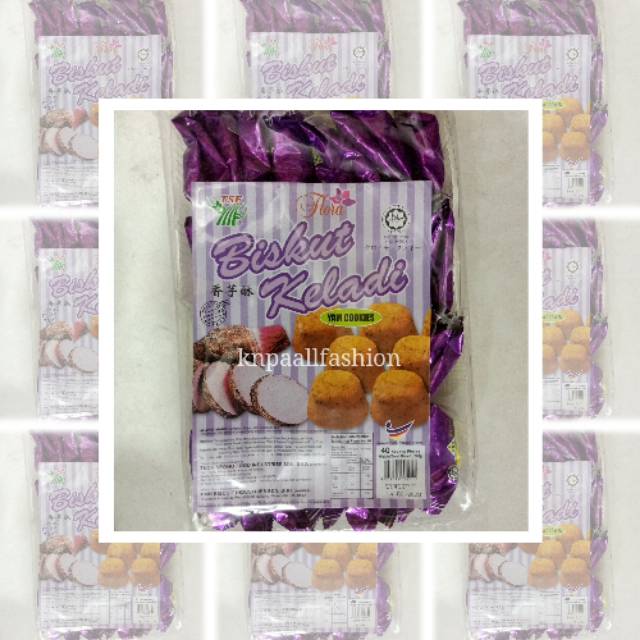 

Biskut Keladi Biskuit Cookies Malayasia Flora Vegetarian 40'pcs