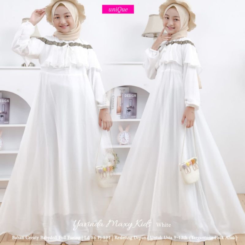 Yavinda Maxy Kids by Unique Gamis Ceruty Anak