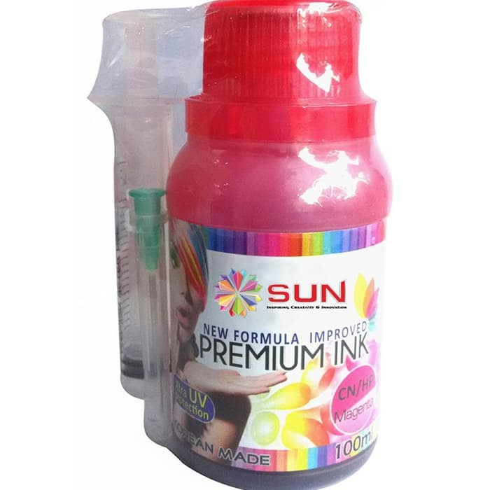 RISP100CM | REFILL INK SUN 100 ML CANON/HP MAGENTA ORIGINAL