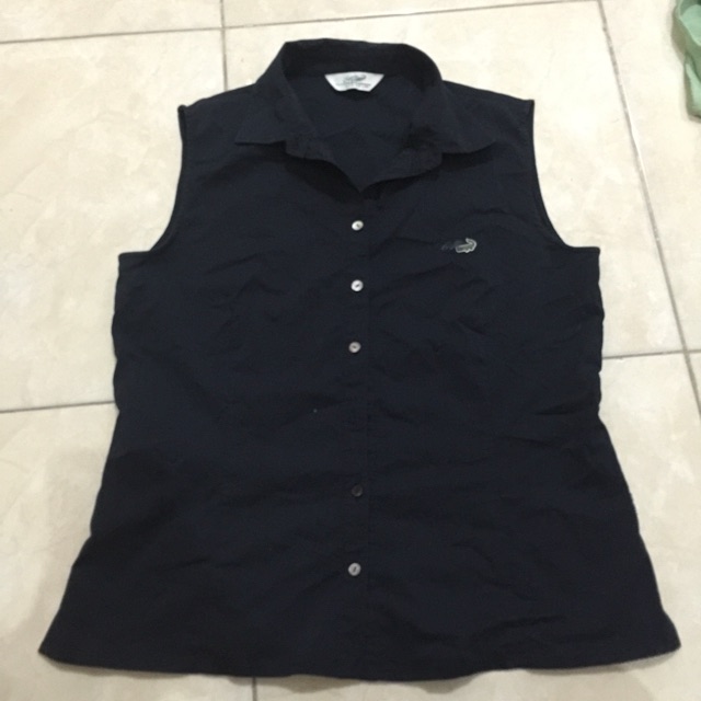 Kemeja lengan pendek crocodile ladies second preloved bekas