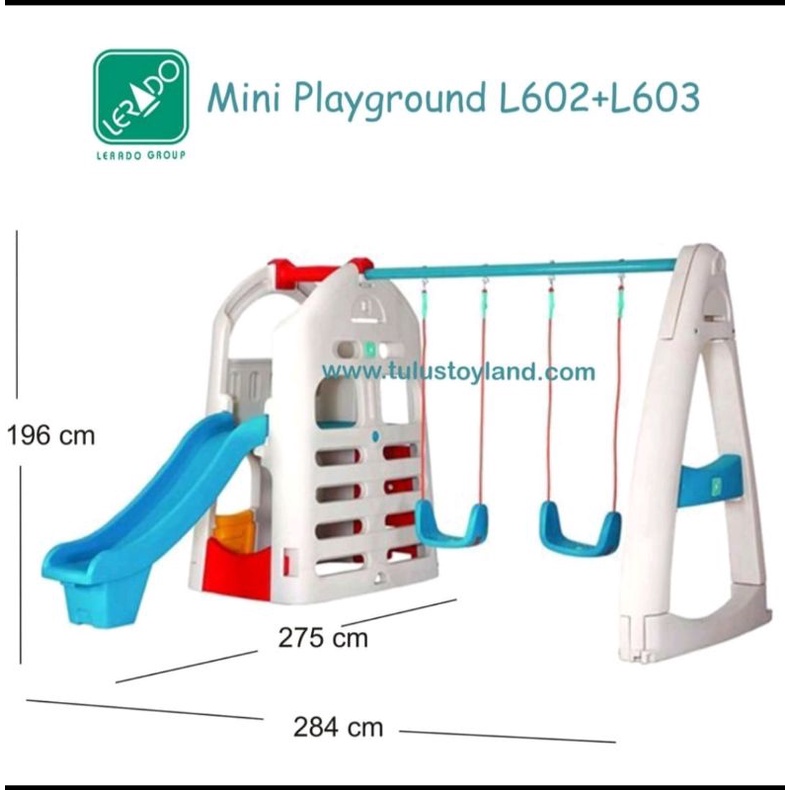 Lerado mini playground L602+603 /perosotan ayunan