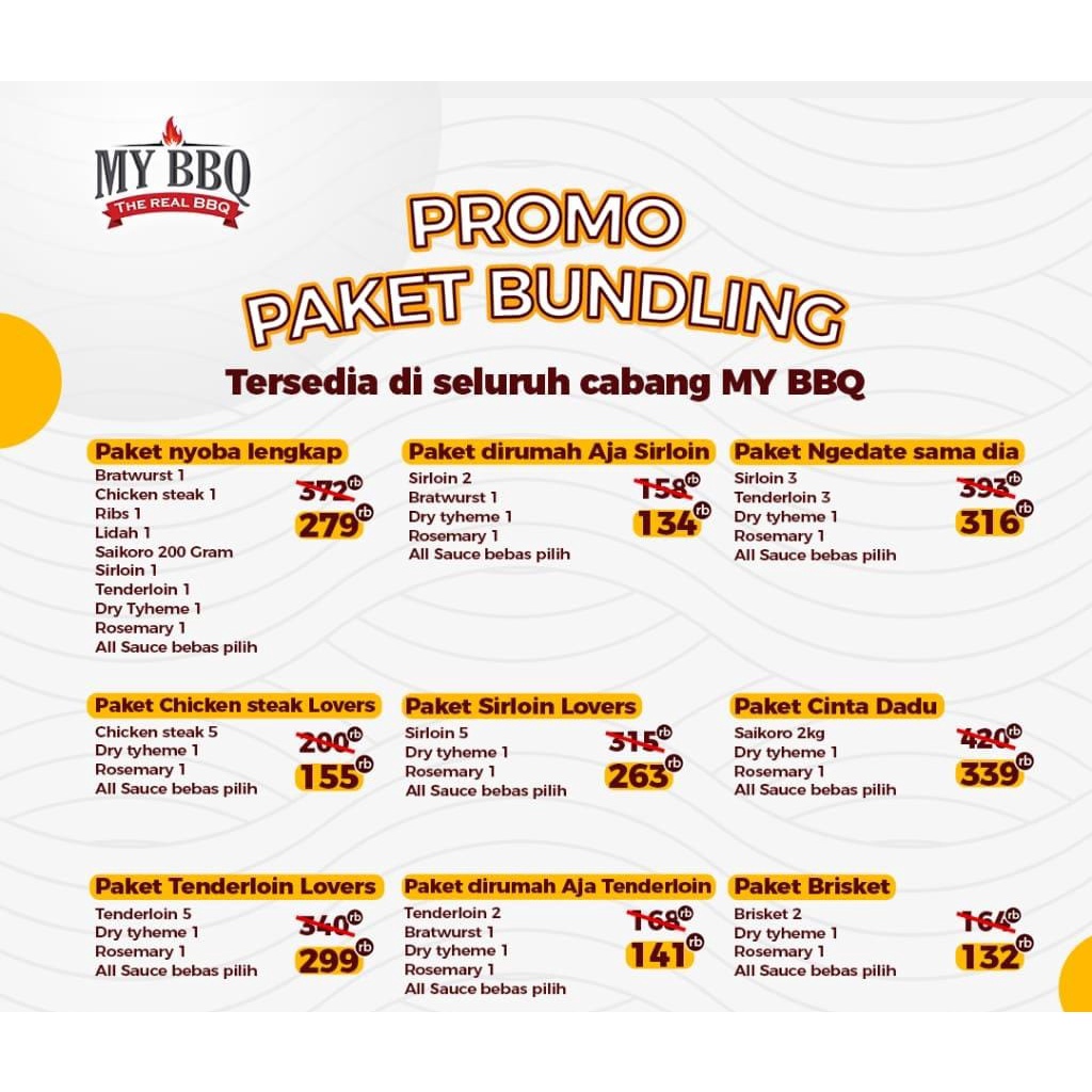 

Promo Paket Bundling My BBQ