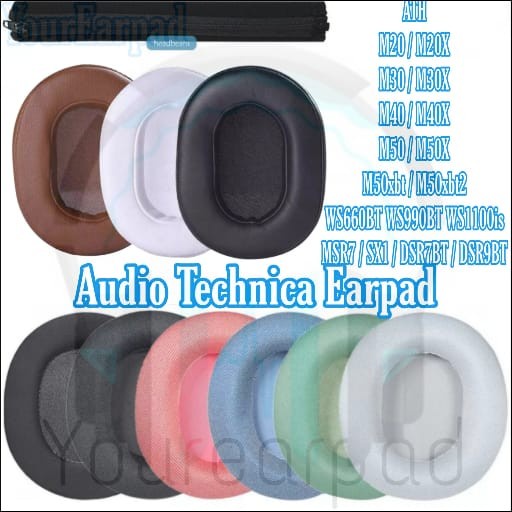 Earcup Busa Earpad Audio Technica ATH-M20 ATH-M30 ATH-M70x ATH M20 M30