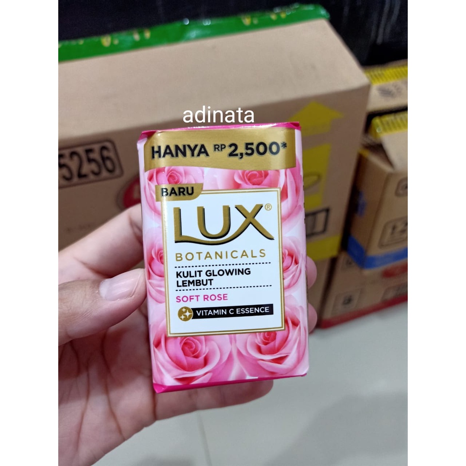 Lux Sabun Batang Botanical Soft Rose 60 gr Bar Soap 60gr