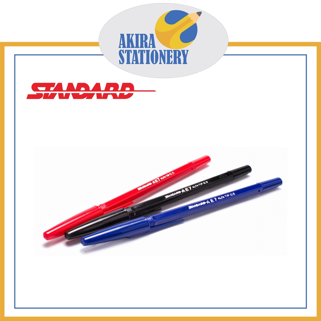 

PULPEN / PEN / PENA STANDARD AE7 0.5mm [MERAH, BIRU, HITAM]