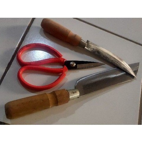 PAKET HEMAT (GUNTING SENG, PISAU DAPUR BESAR & KECIL)