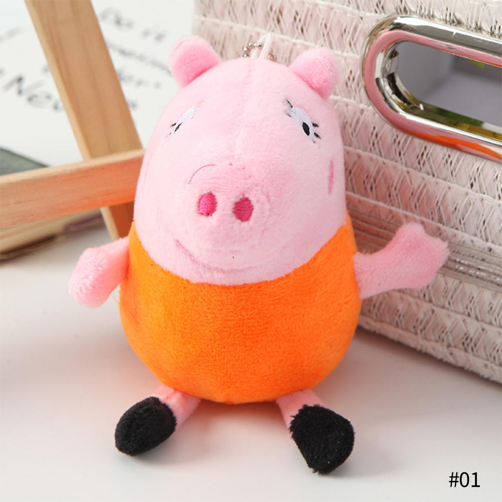 Timekey Gantungan Kuncitas Ransel Desain Peppa Pig 10cm Untuk Hadiah L3W2