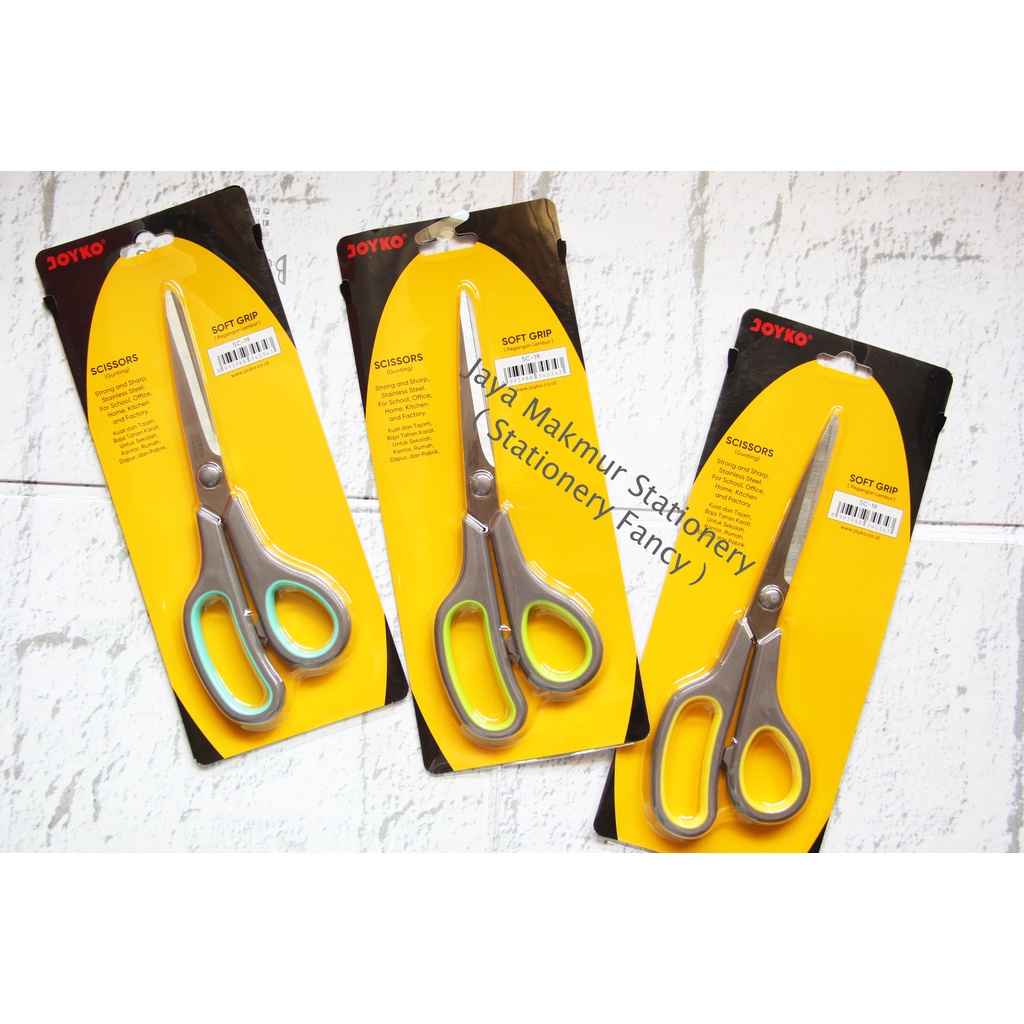 Gunting Kertas Joyko Soft Grip SC-19 (Ukuran Besar)