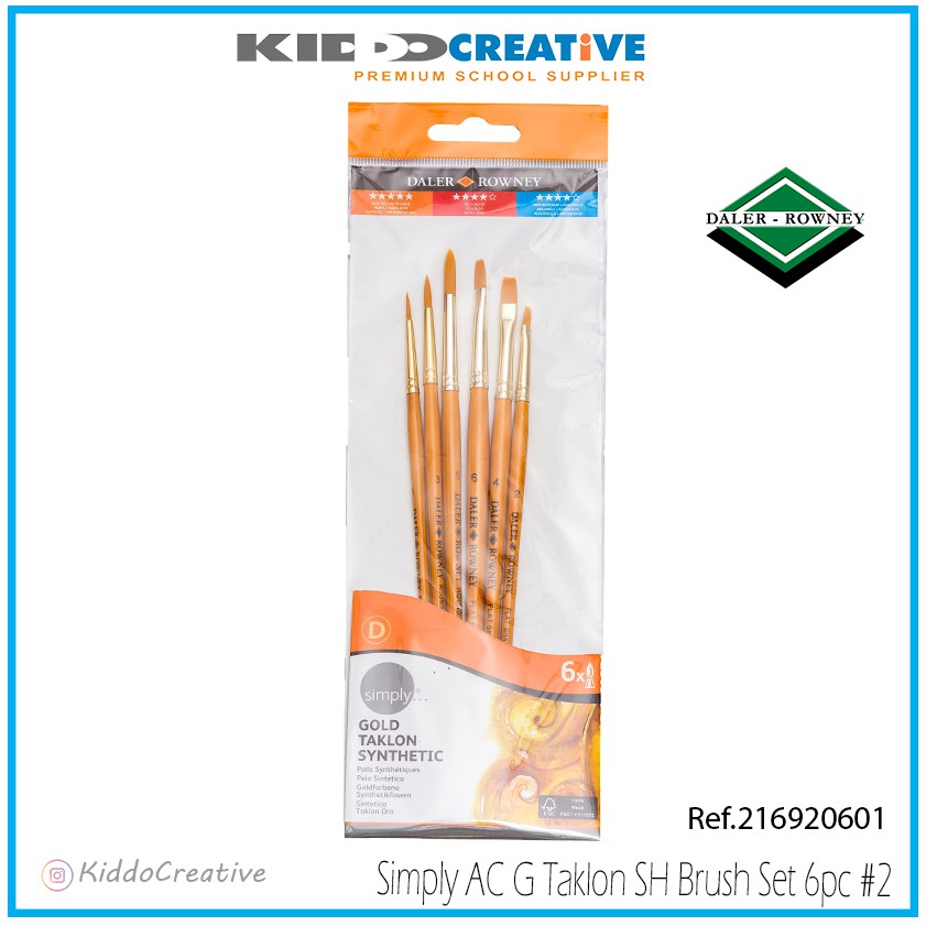 

Simply AC G Taklon SH Brush Set 6pc #2