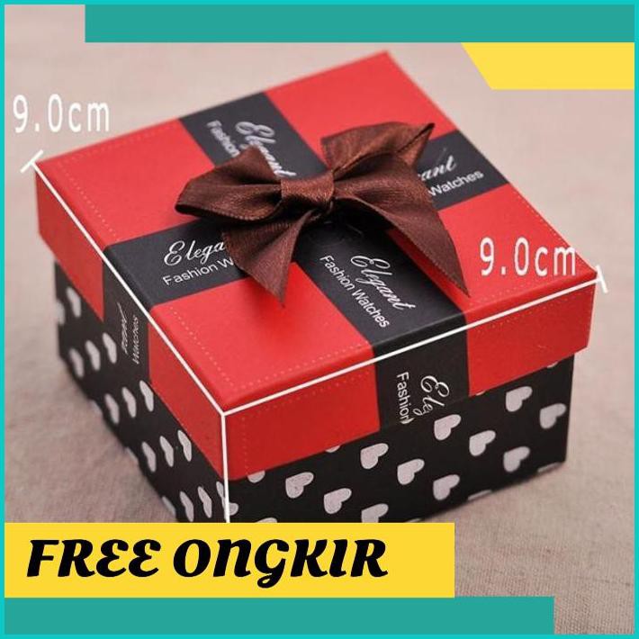 

FREEONGKIR Kotak jam tangan / gift box / kotak kado AP108