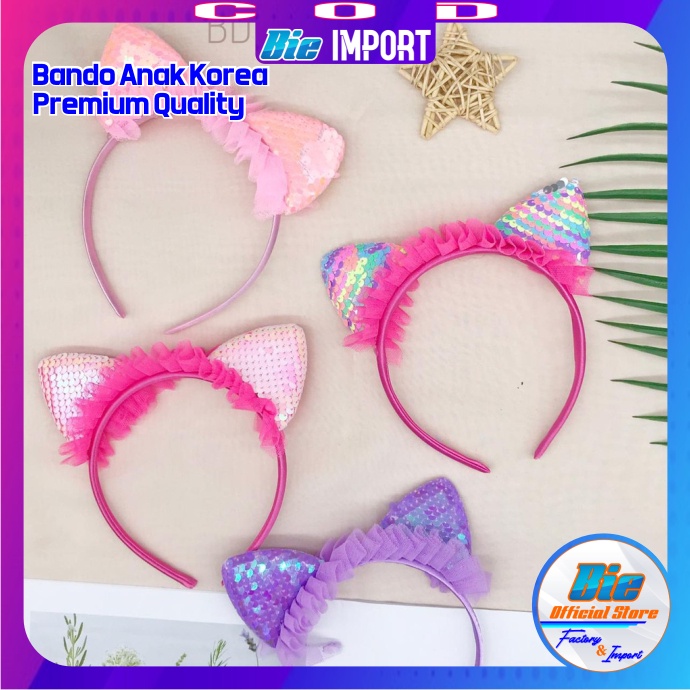 Bando Cat Bling Renda Premium Impor Best Seller