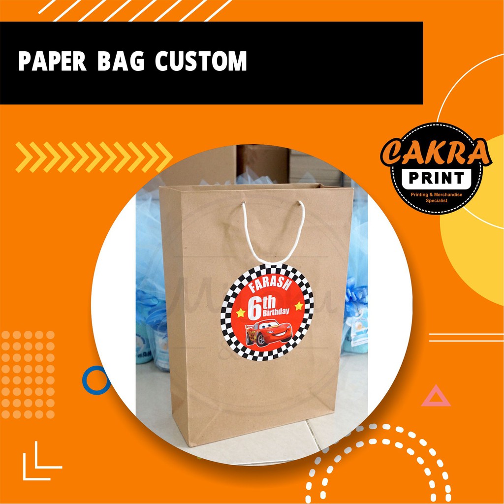 

Paper Bag Kecil dengan Sticker Logo MURAH (Bisa Order 20Pcs)