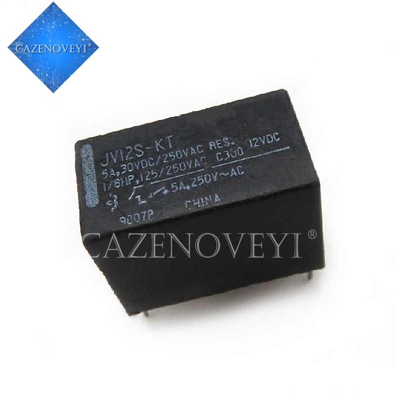 1pc / lot JV12S-KT JV24S-KT JV12-KT JV24-KT 4Pin 5A30VDC / 250VAC 12v Dc Power Relay