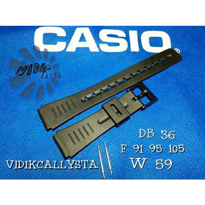 TALI JAM TANGAN STRAP CASIO F201 / F-201 / F 201 FREE PEN STRAP GRATIS