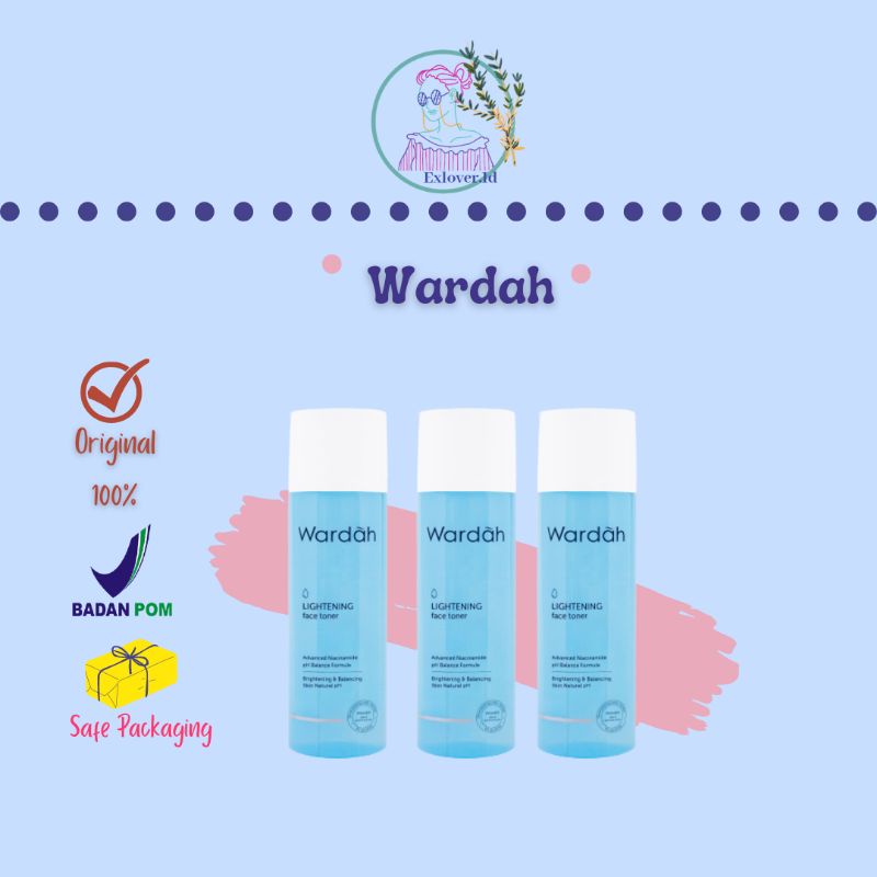 wardah lightening face toner 125ml/Face Toner Wardah/Toner Wajah Wardah