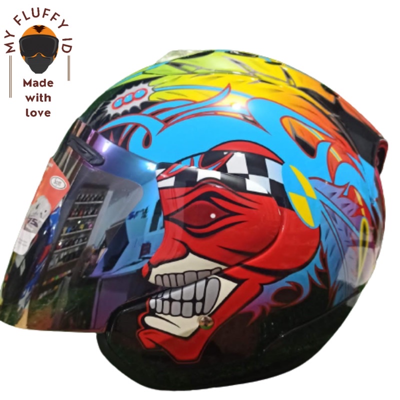 HELM SCOTT RAM4 REPLICA ARAI MOTIF RUSSEL 2