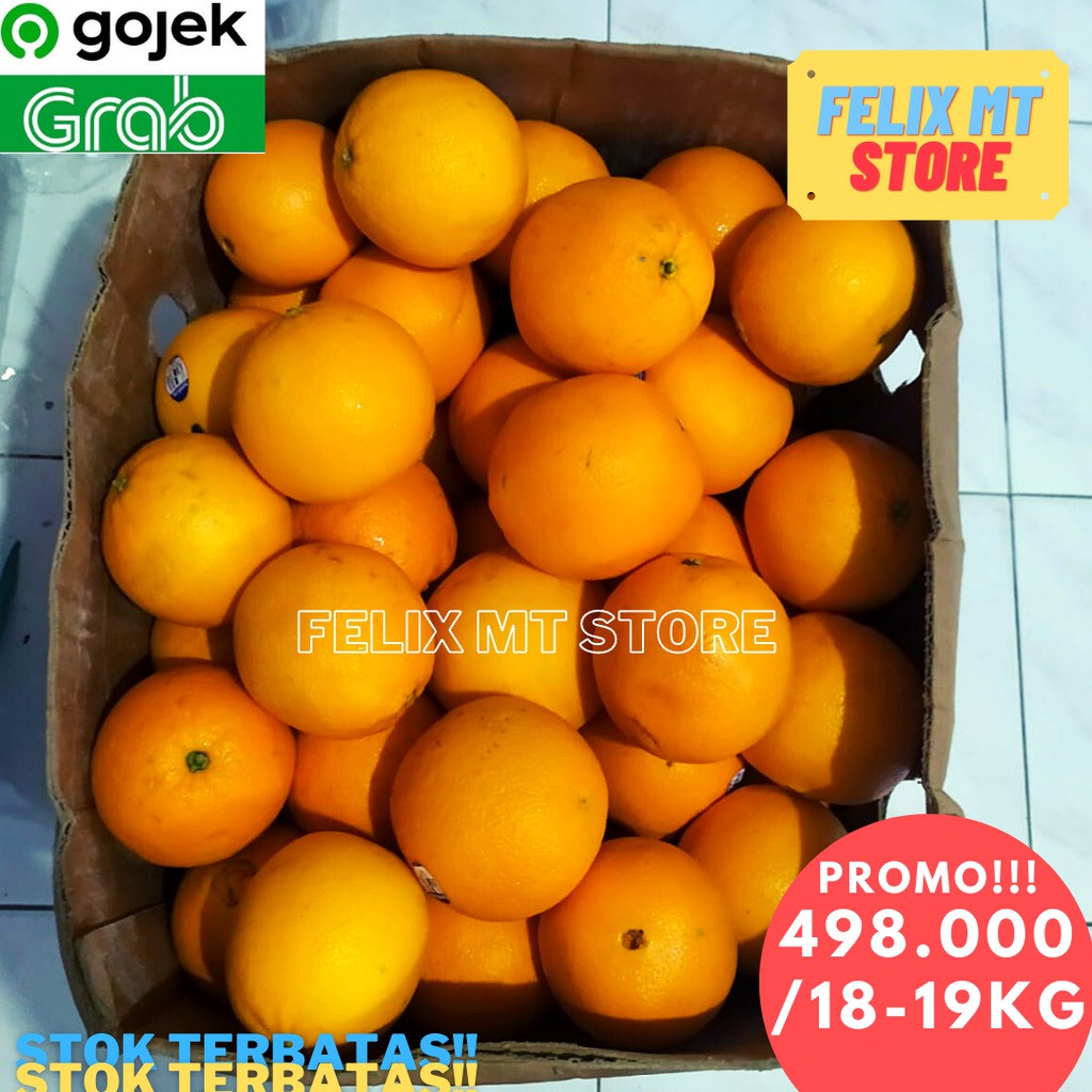 

SUNKIST NAVEL USA 18-19KG PROMO PALING MURAH BERKUALITAS!