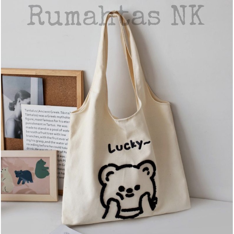 Totebag Vintage Populer Tas Tote-Lucy