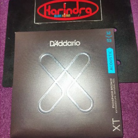 D'ADDARIO XT PHOSPHOR BRONZE ACOUSTIC 12-53 ORIGINAL