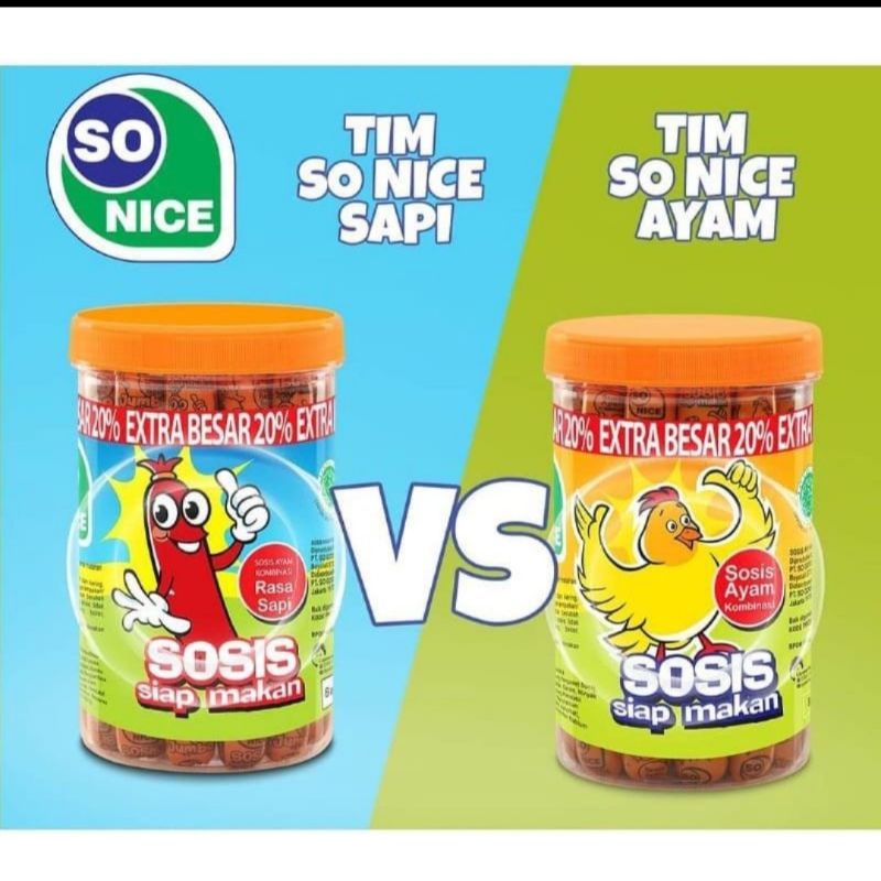 

Sosis so nice siap makan