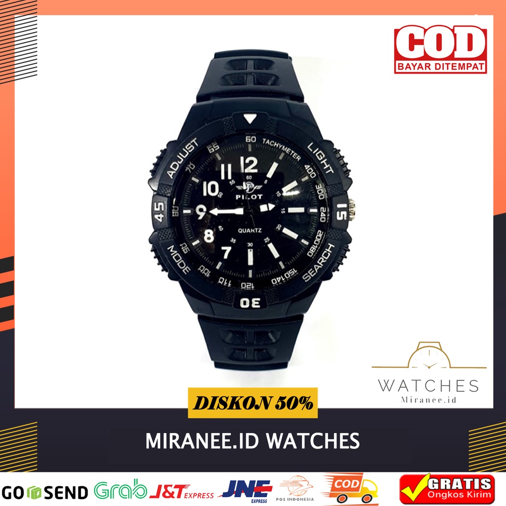 Jam Tangan Sport PILOT Water Resistant Premium Quality