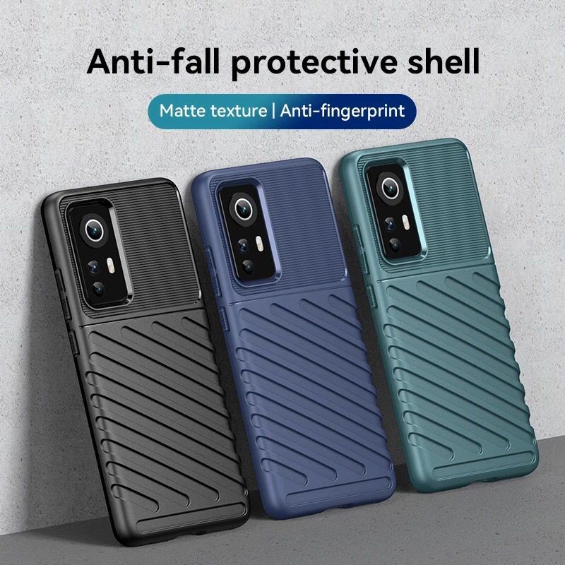 XIAOMI 12 / XIAOMI 12 LITE / XIAOMI 12 PRO SOFTCASE RUGGED ARMOR THUNDER COVER SILICONE SOFT CASE - XIAOMI 12PRO