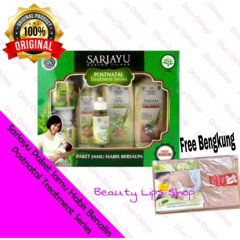 Sariayu Paket Jamu Habis Bersalin Postnatal Treatment Series Original 100%