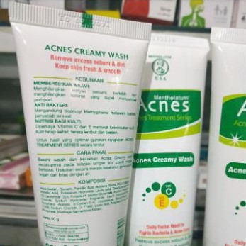 ACNES CREAMY WASH 50G ACNE FACIAL WASH