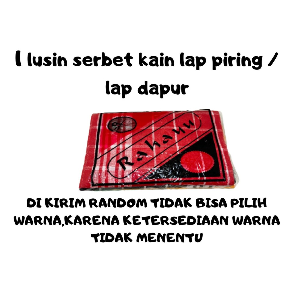 serbet / lap piring dapur termurah