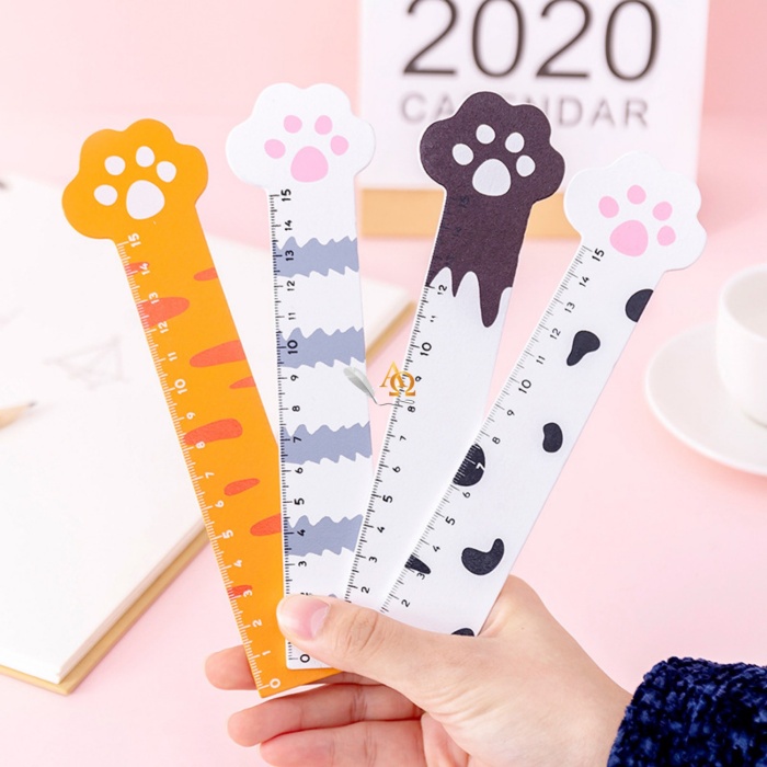 

Jual Pembatas Buku / Bookmark Penggaris Korea Paws Diskon