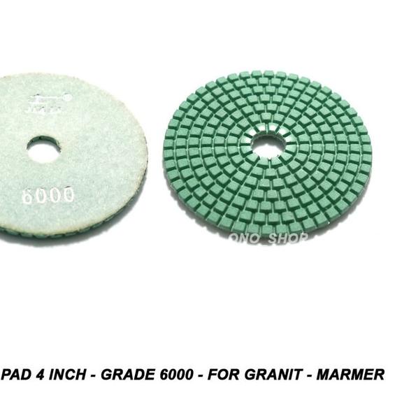 ⅎ Diamond Pad 4 Inch - Grade 6000 - For Granit - Marmer ✤