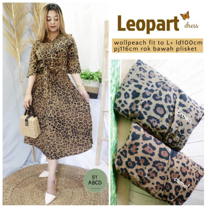 BEST SELLER / LEOPART DRESS MOTIF MACAN TUTUL