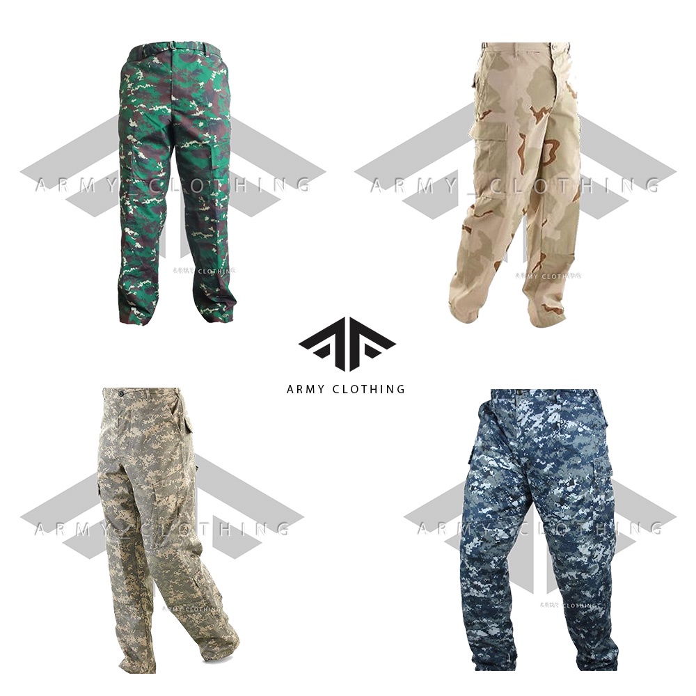 Celana PDL Loreng Panjang, Navy Seal, Gurun Teluk, Acupat, NKRI