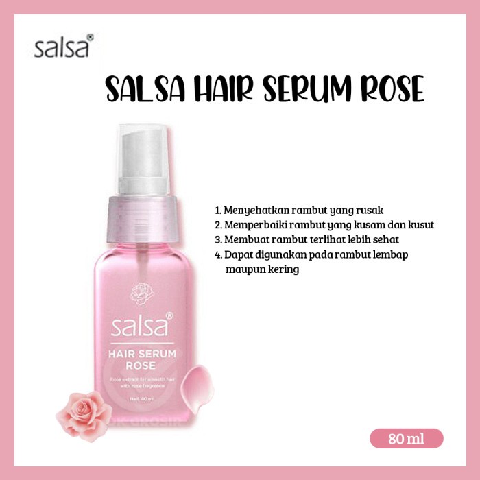 SALSA Hair Serum Perfum Spray Rose | Salsa Hair Serum Keratin Repair | Salsa Hair Serum Growth