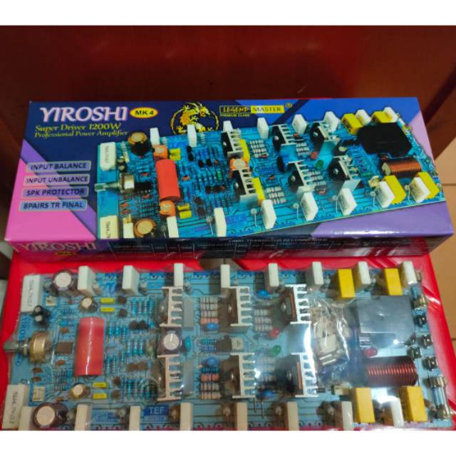 KIT POWER AMPLIFIER YIROSHI MK 4  1200 watt MIN TR