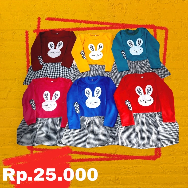 Setelan Baju anak Perempuan 1-6 Tahun