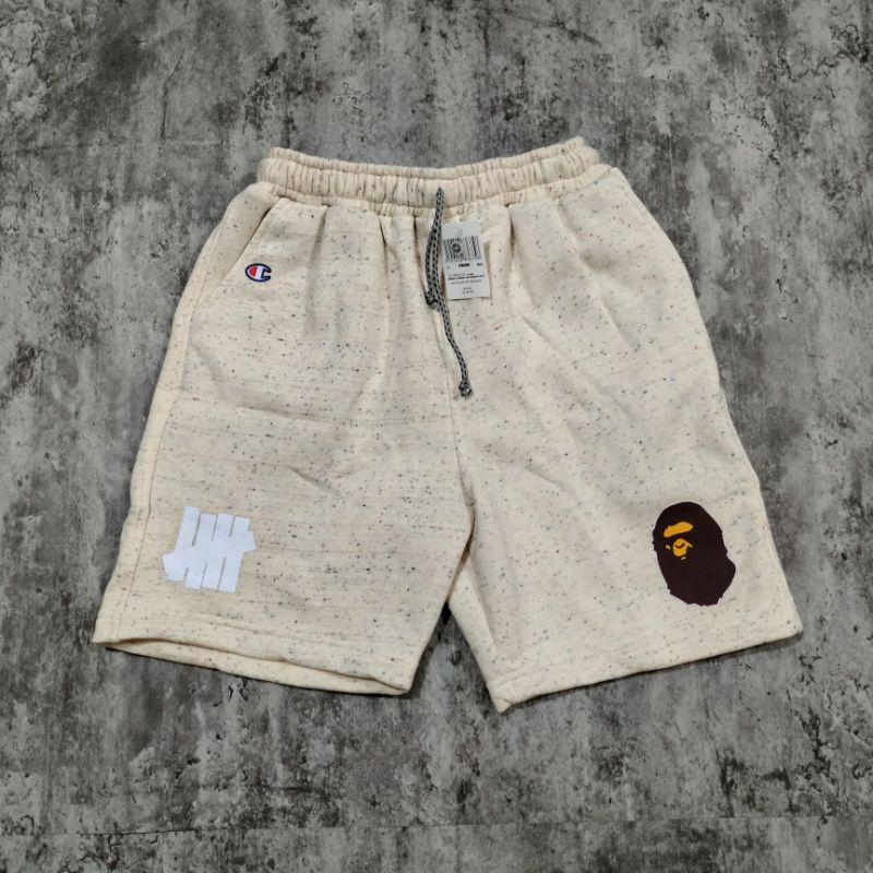 CELANA PENDEK SHORT PANTS BAPE SHARK CAMO WHITE GID FULLTAG &amp; LEBEL