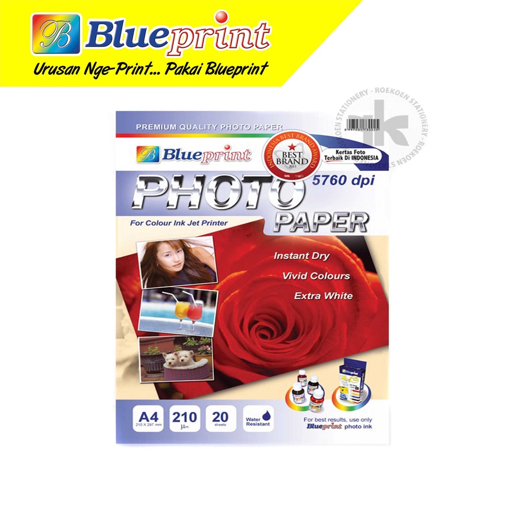 

Blueprint Kertas Foto A4 Mawar 210gsm (20 Sheet)