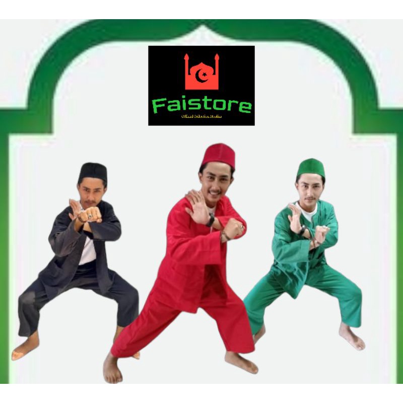 BAJU PANGSI BETAWI SET/PAKET PANGSI DAN PECI