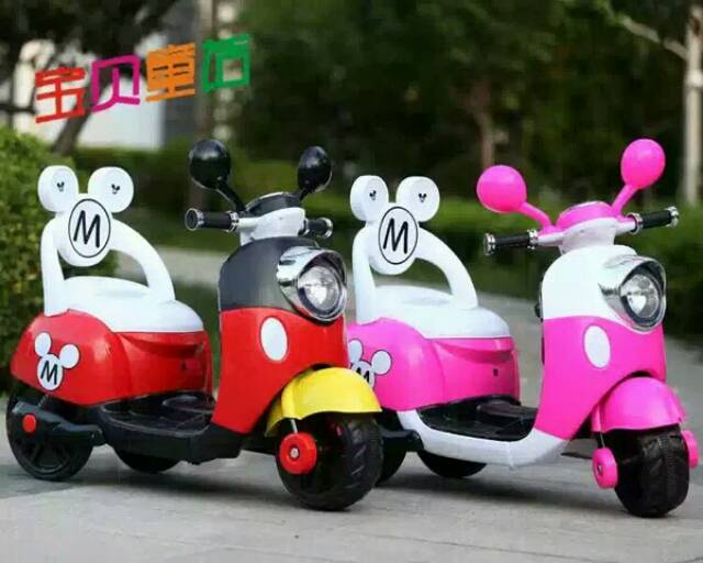 MAINAN MOTOR AKI MICKEY MOUSE(GOSENT/JNE/INDAH CARGO)