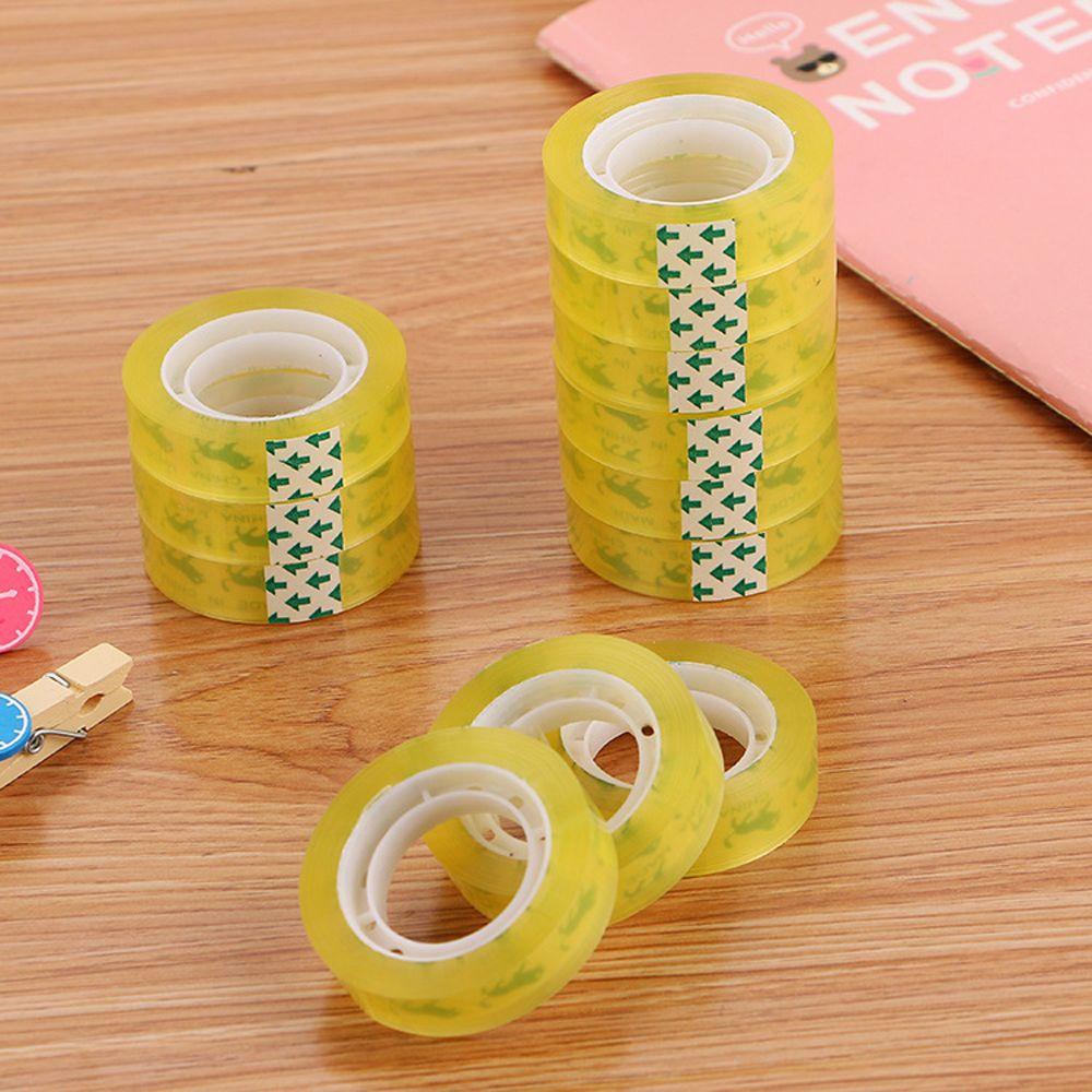 Lanfy Stationery Tape BOPP Pita Perekat Scrapbooking Kecil Classwork Perlengkapan Alat Tulis Kantor Sekolah