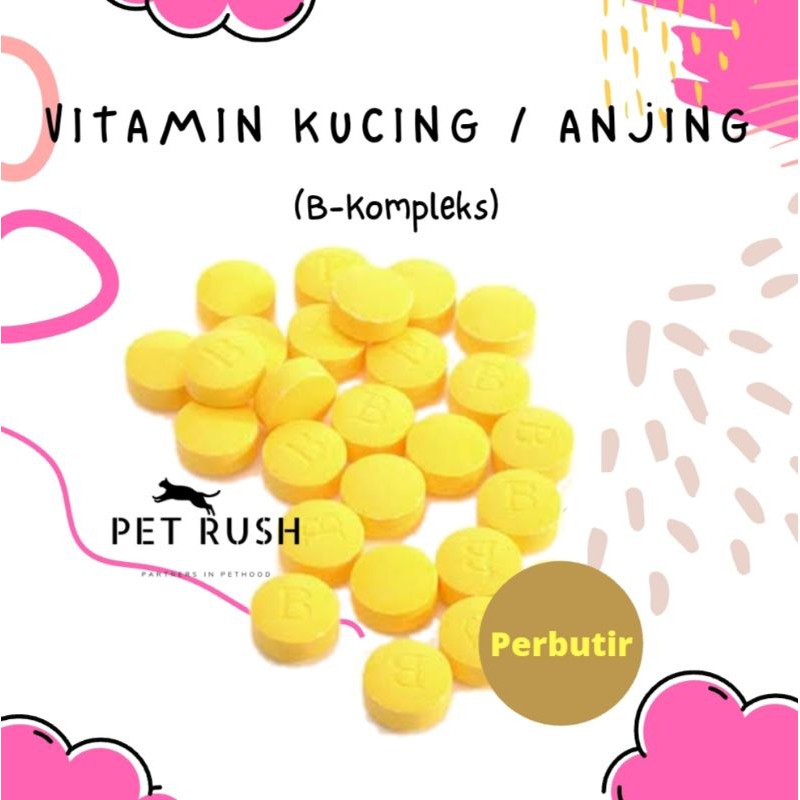 VITAMIN B-KOMPLEKS KUCING / ANJING / RAID ALL