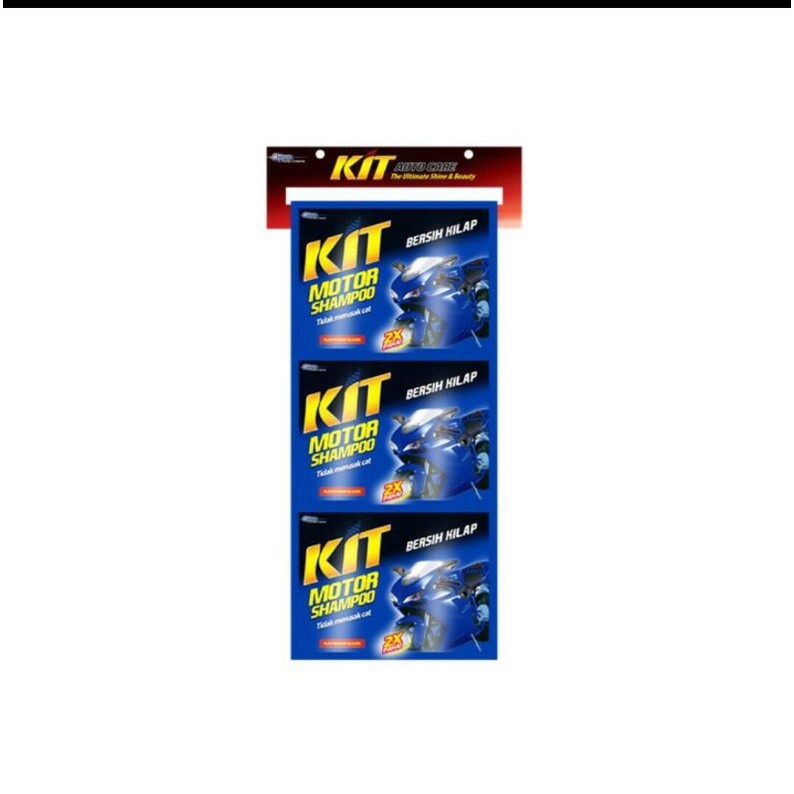 Kit Motor Shampoo Pengkilap Body Motor Tidak Merusak Cat Sachet 15ml